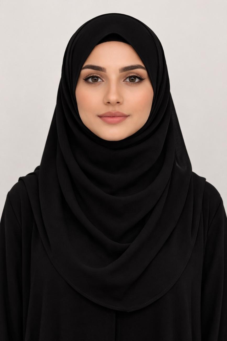 Classic Black Abaya Collection - Premium Nidha & Ajwa - Image 2